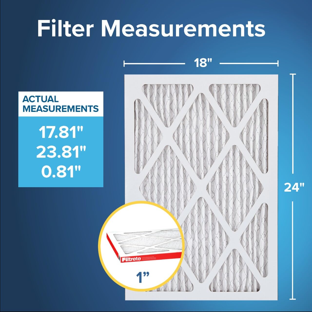 Filtrete AC Furnace Air Filter MERV 11 MPR 1000 Micro Allergen Defense - 2 Pack