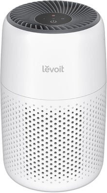 LEVOIT Air Purifiers for Bedroom Home Dorm, AHAM VERIFIED, 3-in-1 Filter Cleaner with Fragrance Sponge, Portable Filters Smoke, Allergens, Pet Dander, Odor, Dust, Office, Desktop, Core Mini-P, White
