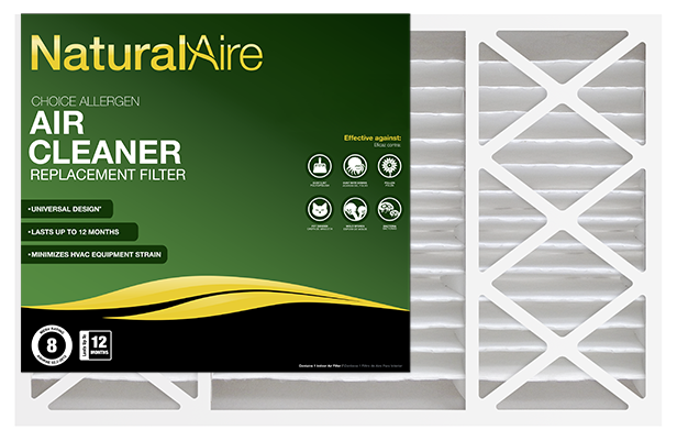20x25x5 NaturalAire Choice Allergen MERV 8 (2 Filters)