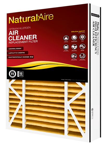 20x20x4-1/2 NaturalAire Optimum Allergen MERV 11 Filters 82755.0452020 (2 pack)