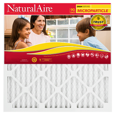 20x22x1 NaturalAire Microparticle MERV 10 Filters (12 pack)