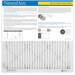 20x20x1 NaturalAire Healthy Ultra MERV 13 Filters (12 pack)