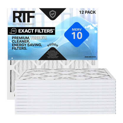 Custom Size MERV 10 Pleated Air Filters (12 Pack)