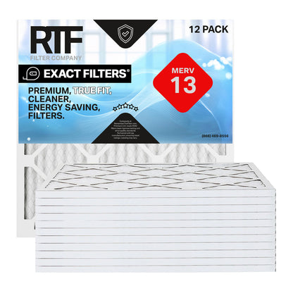 28x32x1 Geothermal Compatible HVAC Exact Fit Filters – MERV 13 (12 pack)