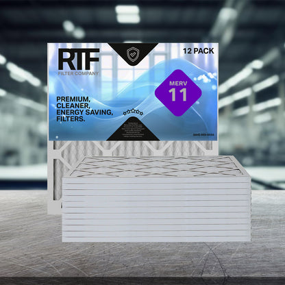 MERV 11 Pleated Air Filters (12 Pack)