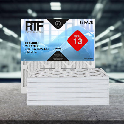 MERV 13 Pleated Air Filters (12 Pack)