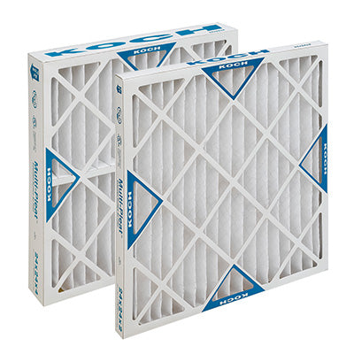 18x24x2 Koch Multi-Pleat Boss Heavy Duty High Capacity MERV 11 102-500-118 (12 Filters)