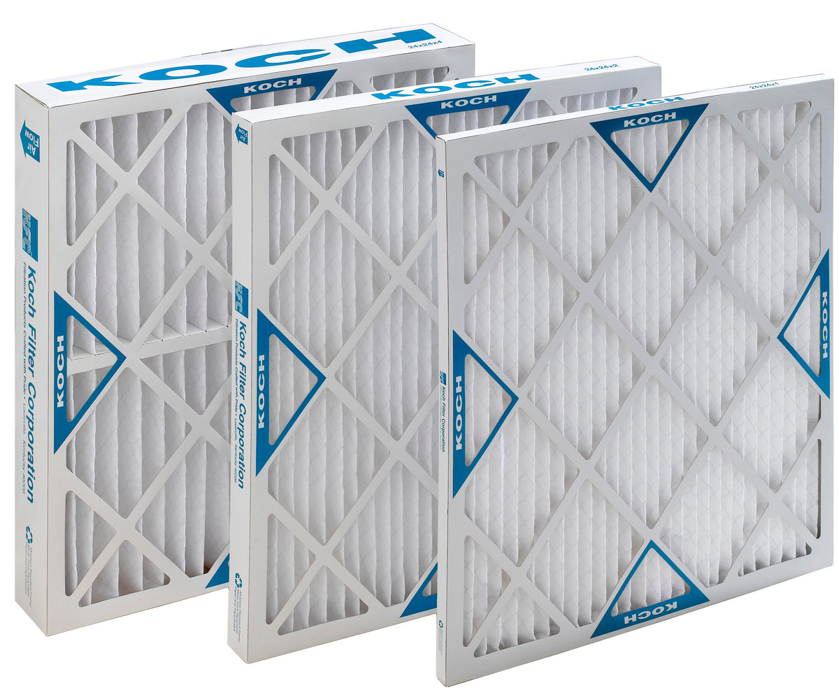 10x10x1 Koch Multi-Pleat Green13 MERV 13 High Capacity 102-101-020 (12 Filters)