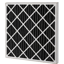 Koch OdorKleen 600 CarbonWeb MERV 10 high-efficiency carbon/alumina pleated panel filter, 592 gsm carbon and activated alumina with 5 percent potassium permanganate for ammonia, formaldehyde, SO2, and H2S removal, recyclable beverage board frame with cross-member, UL 900 classified