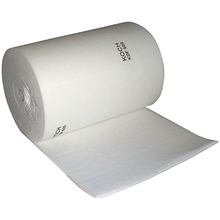 Koch KDF 600 bonded synthetic diffusion media cut blanket, downdraft spray booth ceiling filter, 99.9% fractional efficiency at 5 microns per Koch PB-798-3, for blemish-free finishes