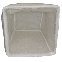 Koch SprayStop Universal Cube HE High Efficiency one-pocket overspray collection cube with Self-Seal header, for liquid or powder paint booths, NESHAP/MACT compliant per Koch SS-UCHC