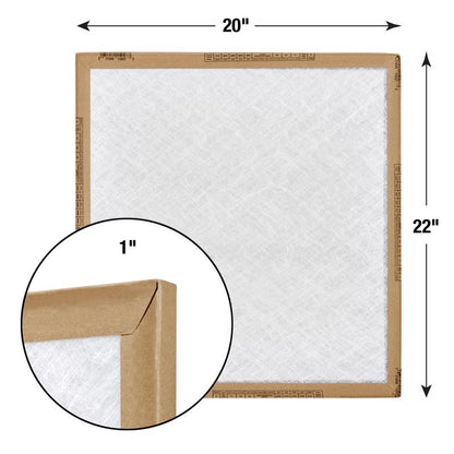 20x22x1 EZ Flow Filters 10055.012022 (12 Filters)
