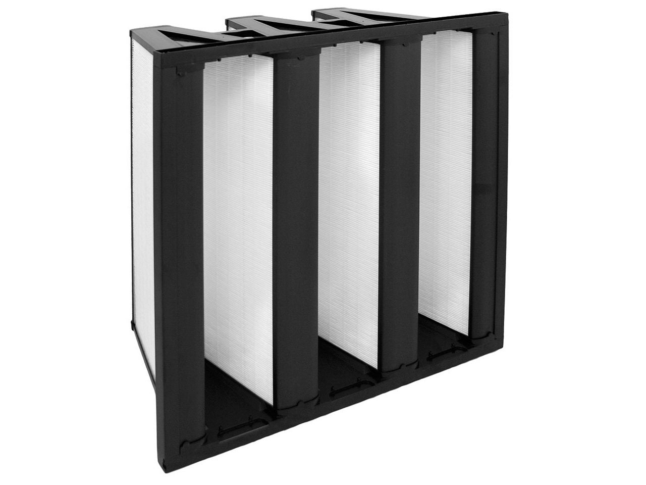 Koch DuraMAX 3vS 12x24x12 MERV 15 all-plastic-frame 3-bank synthetic-media minipleat filter