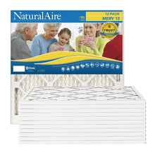 25x25x1 NaturalAire Healthy Ultra MERV 13 Filters (12 pack)