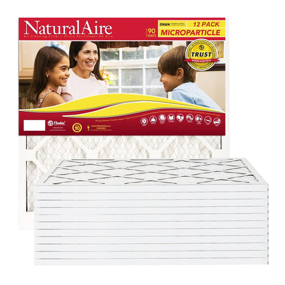 12x20x1 NaturalAire Microparticle MERV 10 Filters (12 pack)