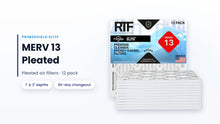 PrimeShield Elite MERV 13 Pleated Air Filters (12 Pack)