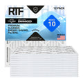 PrimeShield Enhanced MERV 10 Pleated Air Filters (12 Pack)