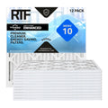 PrimeShield Enhanced MERV 10 Pleated Air Filters (12 Pack)