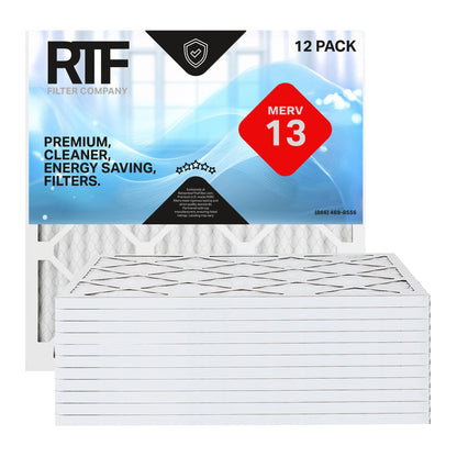 MERV 13 Pleated Air Filters (12 Pack)