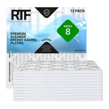 MERV 8 Pleated Air Filters (12 Pack)