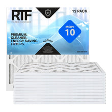 MERV 10 Pleated Air Filters (12 Pack)
