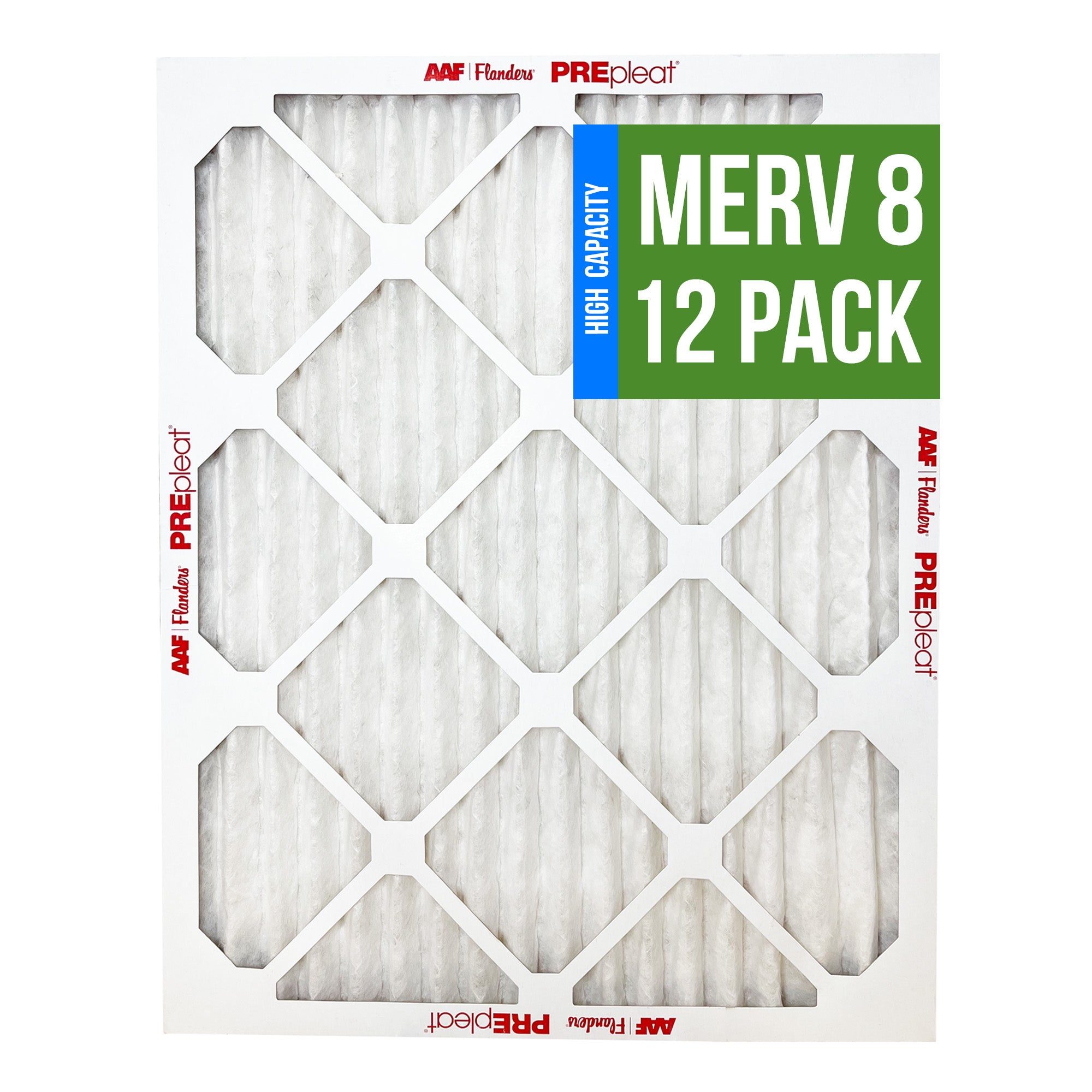 AAF Flanders PREpleat LPD MERV 8 High Capacity (12 Filters)
