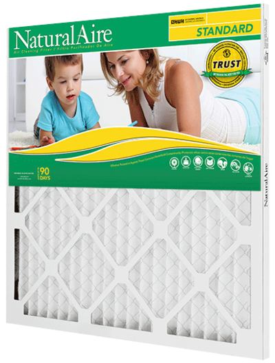 19x27x1 NaturalAire Standard MERV 8 Filters (12 pack)