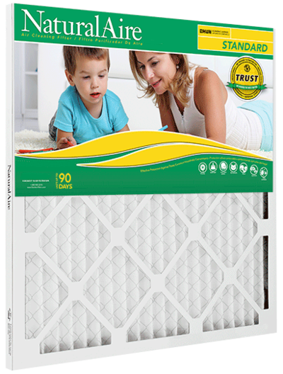 19x27x1 NaturalAire Standard MERV 8 Filters (12 pack)