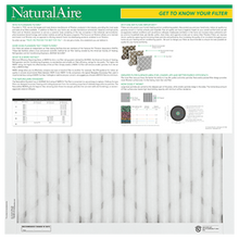 14x18x1 NaturalAire Standard MERV 8 Filters (12 pack)