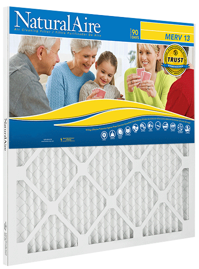 NaturalAire Healthy Ultra - Year Supply Pleated Filters MERV 13 Rating (4 pack)