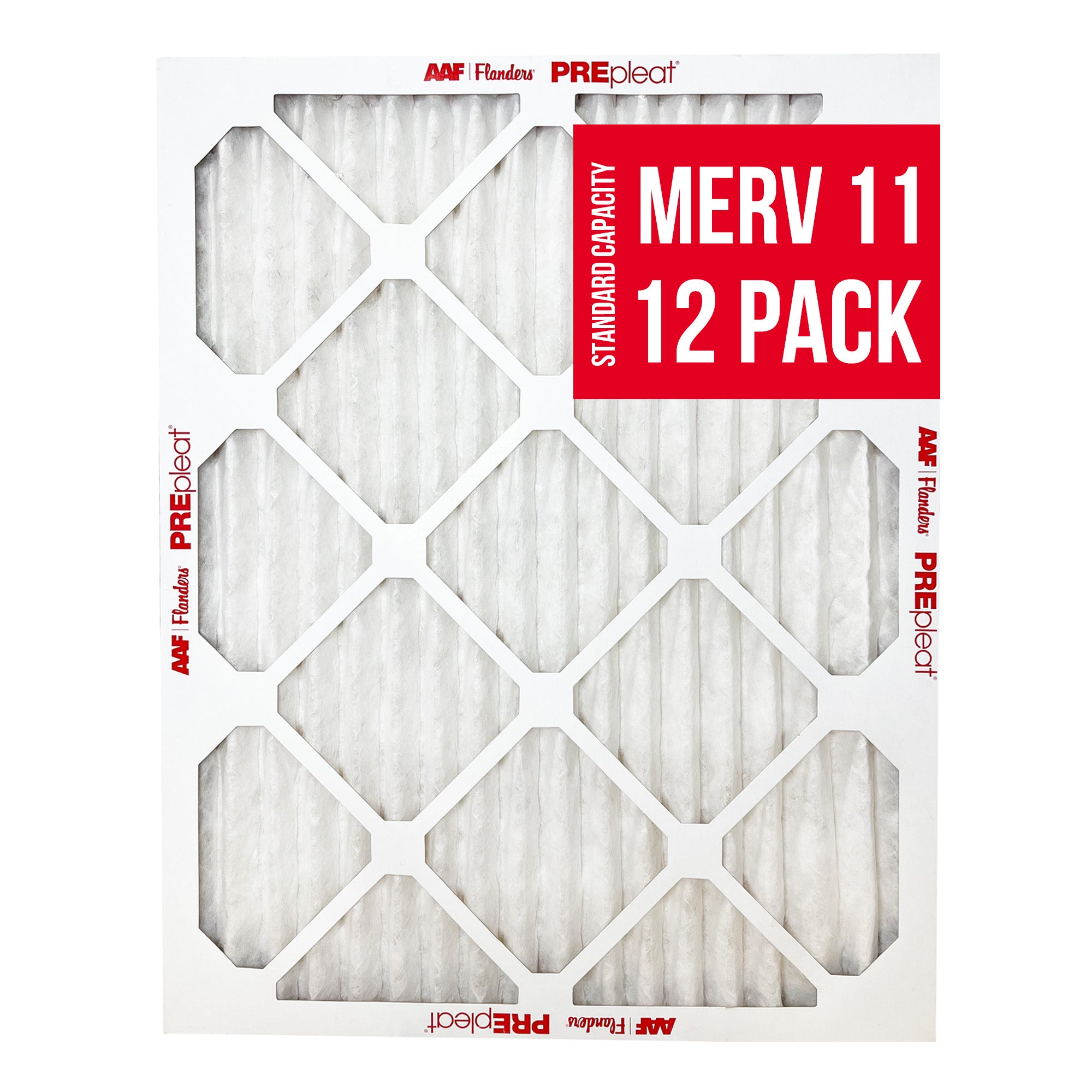 AAF Flanders PREpleat MERV 11 Standard Capacity (12 Filters)