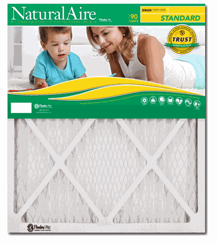 Flanders AAF Pleated Filter 14x30x1 Naturalaire MERV 8 (12 Filters) 84858.011430